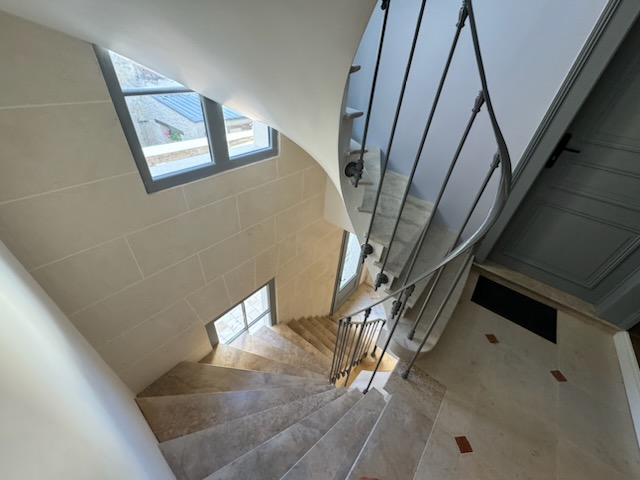 Escalier sur voute sarrasine art et creations Braine